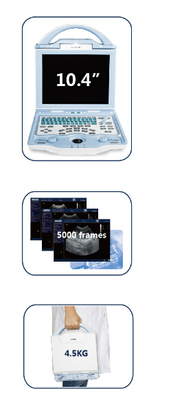KX5600V portable full digital B mode veterinary ultrasound scanner